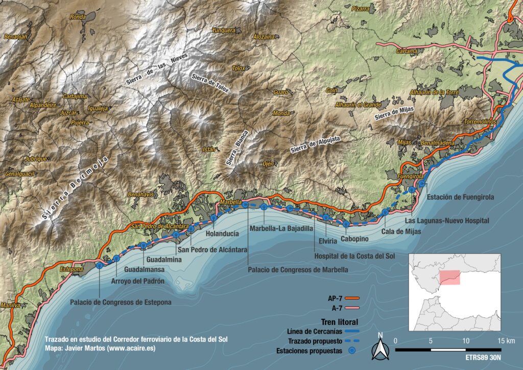 Tren litoral de la Costa del Sol (Autor: Javier Martos / acaire.es)