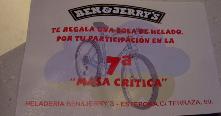 Masa Crítica 30/11/07. Estepona, mejor con bici